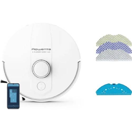 ROBOTIC VACUUM CLEANER  RR9177WH X-PLORER WHITE ΣΚΟΥΠΙΣΜΑ& ΣΦΟΥΓΓΑΡΙΣΜΑ ANIMAL & ALLERGY